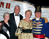 Pensacola Mayor Mike Wiggins and MS Andrew Jackson (Barry Hoffman) from Springtime Tallahassee pose with their lovely ladies.