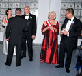 KOL Court members welcome guests to the Winter Ball.