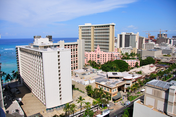 Downtown Honolulu near Waikiki Beach