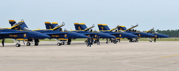 Blue Angels Practice Session