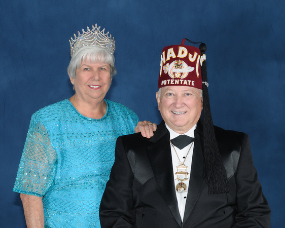 Illustrious Sir Robert Gean and his Lady, D.O.N. Queen Kathy