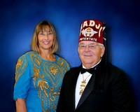 Potentate Darrell Mashburn & First Lady Kathy, 2013