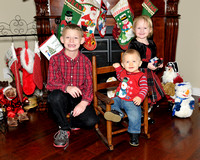 Grandkids at Christmas, 2013